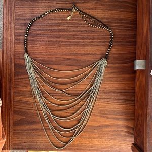 Anthropologie gold chain necklace
